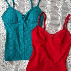 lace trim la senna cami duo